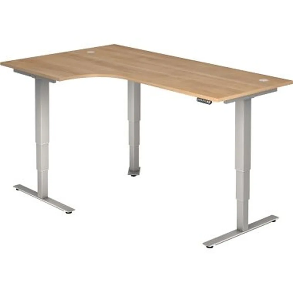 Hammerbacher - Schreibtisch VXDSM82/N/S 200x120cm nußbaum