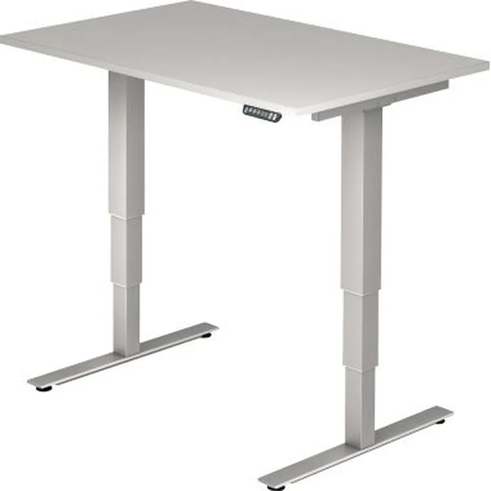 Hammerbacher - Schreibtisch VXDSM12/5/S 120x80cm grau