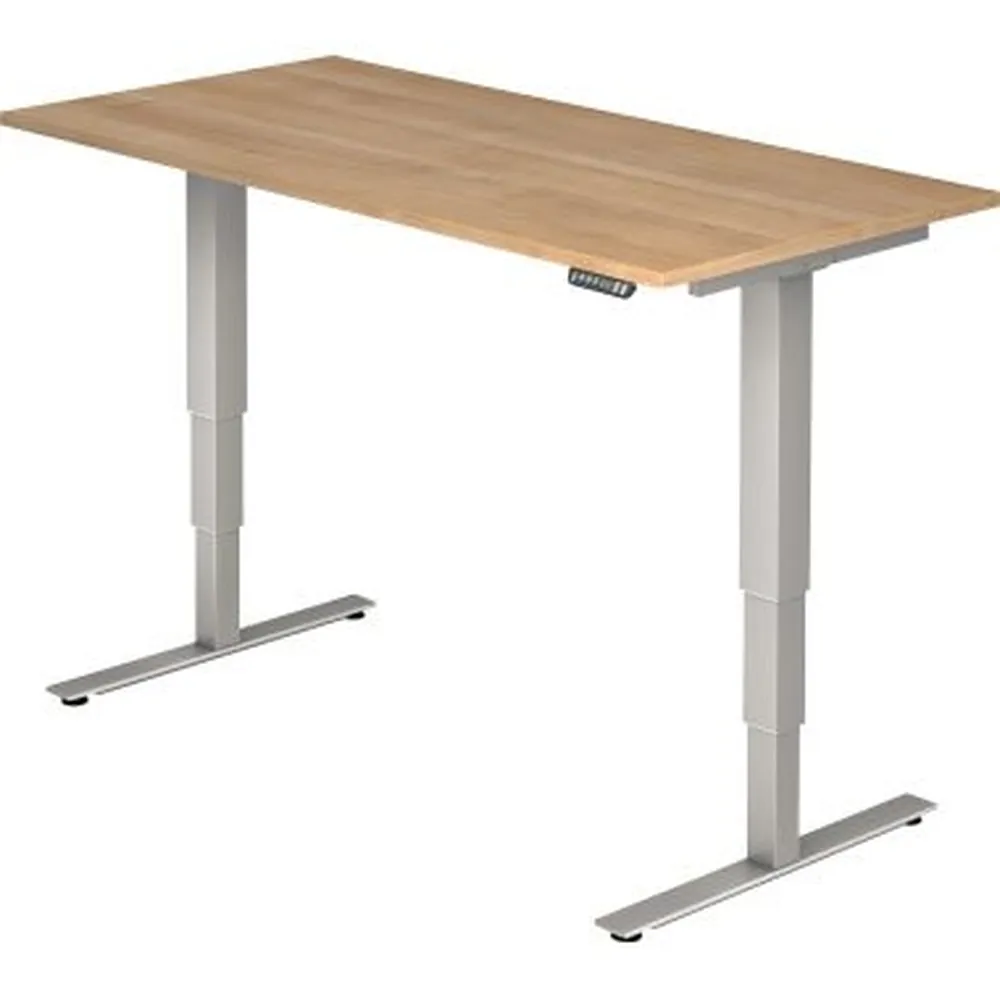 Hammerbacher - Schreibtisch VXDSM16/N/S 160x80cm nußbaum
