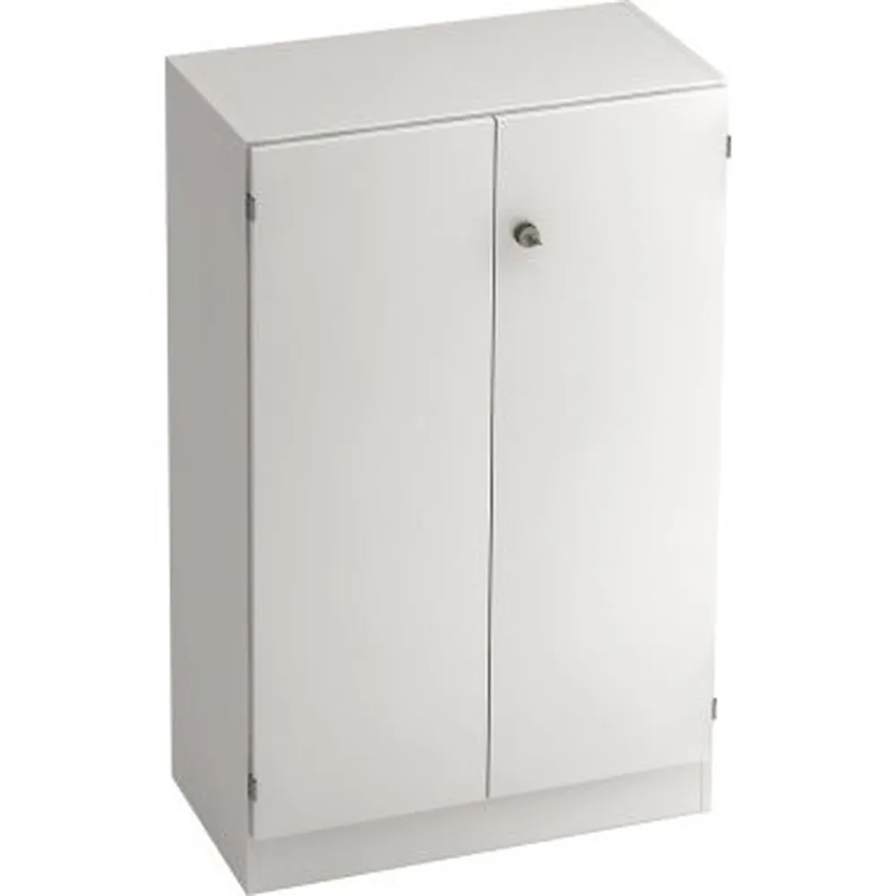 Hammerbacher - Flügeltürenschrank V6550/W/W/SG 3OH weiß/weiß