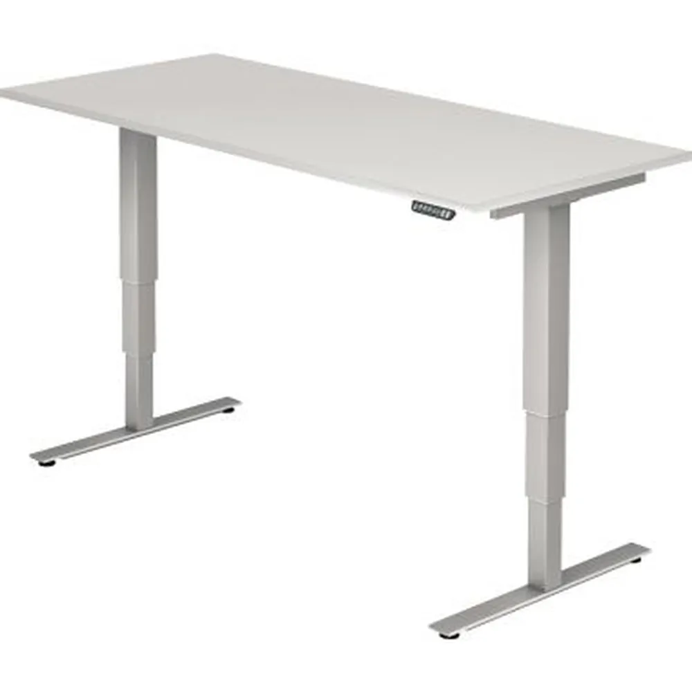 Hammerbacher - Schreibtisch VXDSM19/W/S 180x80cm weiß