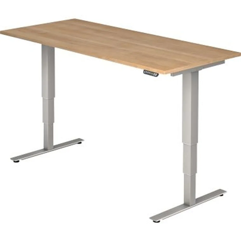 Hammerbacher - Schreibtisch VXDSM19/N/S 180x80cm nußbaum