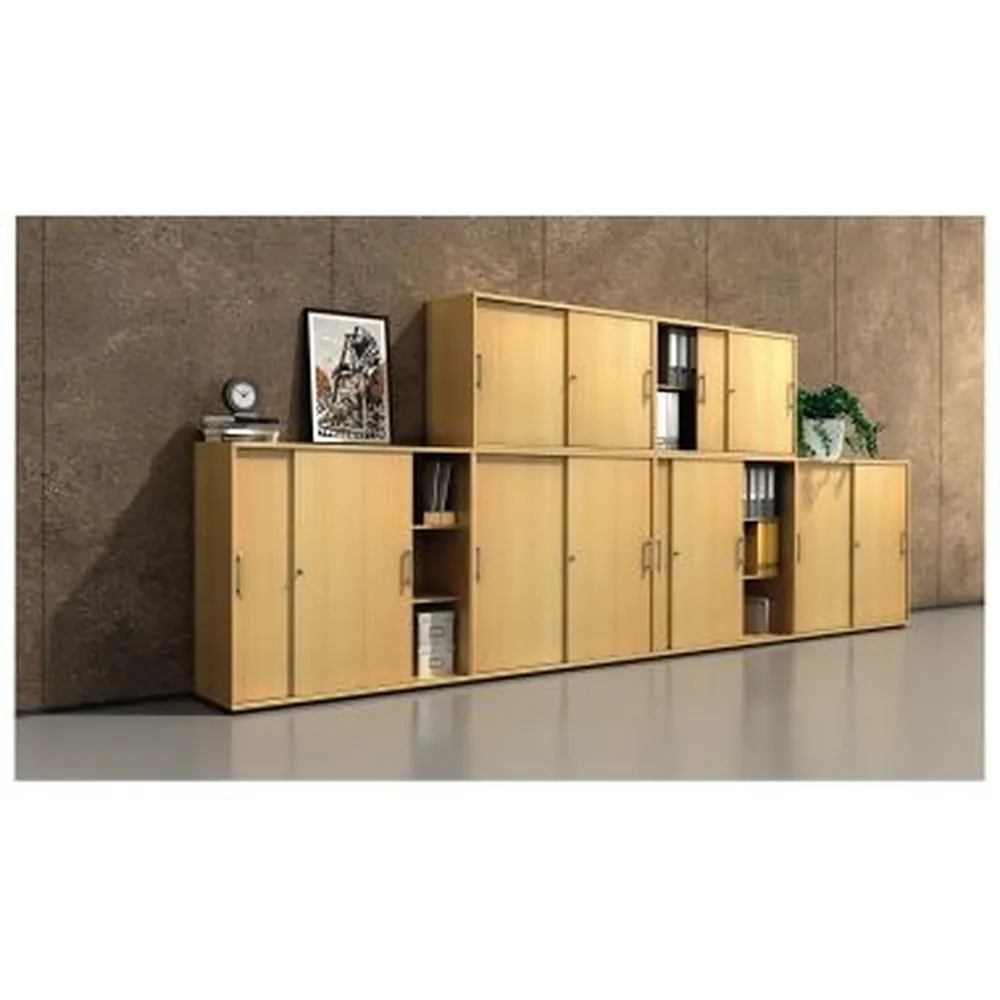 Hammerbacher - Schiebetürenschrank V1753S/6/6/RE buche/buche Hover Image