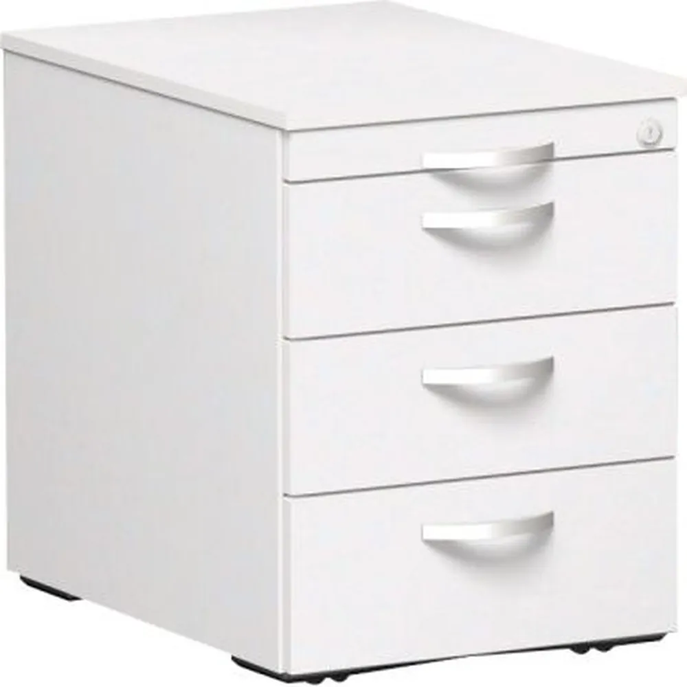 geramöbel - Rollcontainer Flex S-530151-WW 438x565x600mm weiß