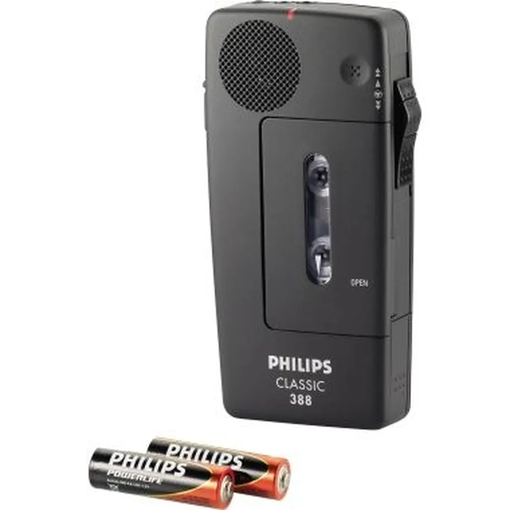 Philips® - Diktiergerät Pocket Memo 388 Classic LFH0388/00B schwarz