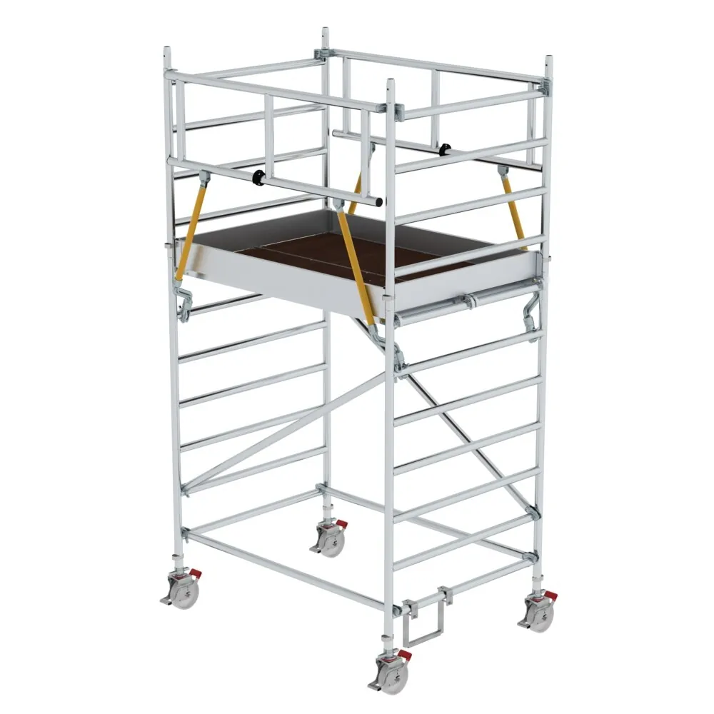 MUNK - Rollgerüst SG 1,35 x 1,80 m mit Doppel-Plattform Plattformhöhe 2,51 m