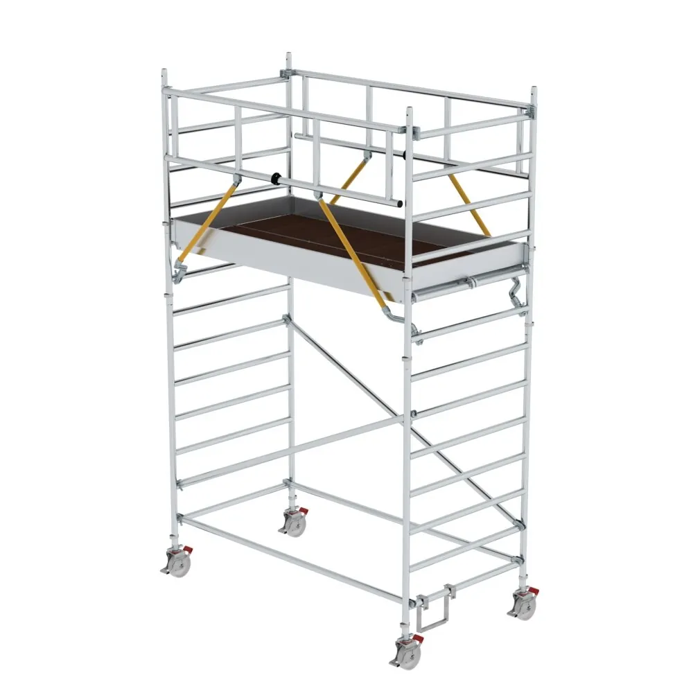 MUNK - Rollgerüst SG 1,35 x 2,45 m mit Doppel-Plattform Plattformhöhe 3,07 m