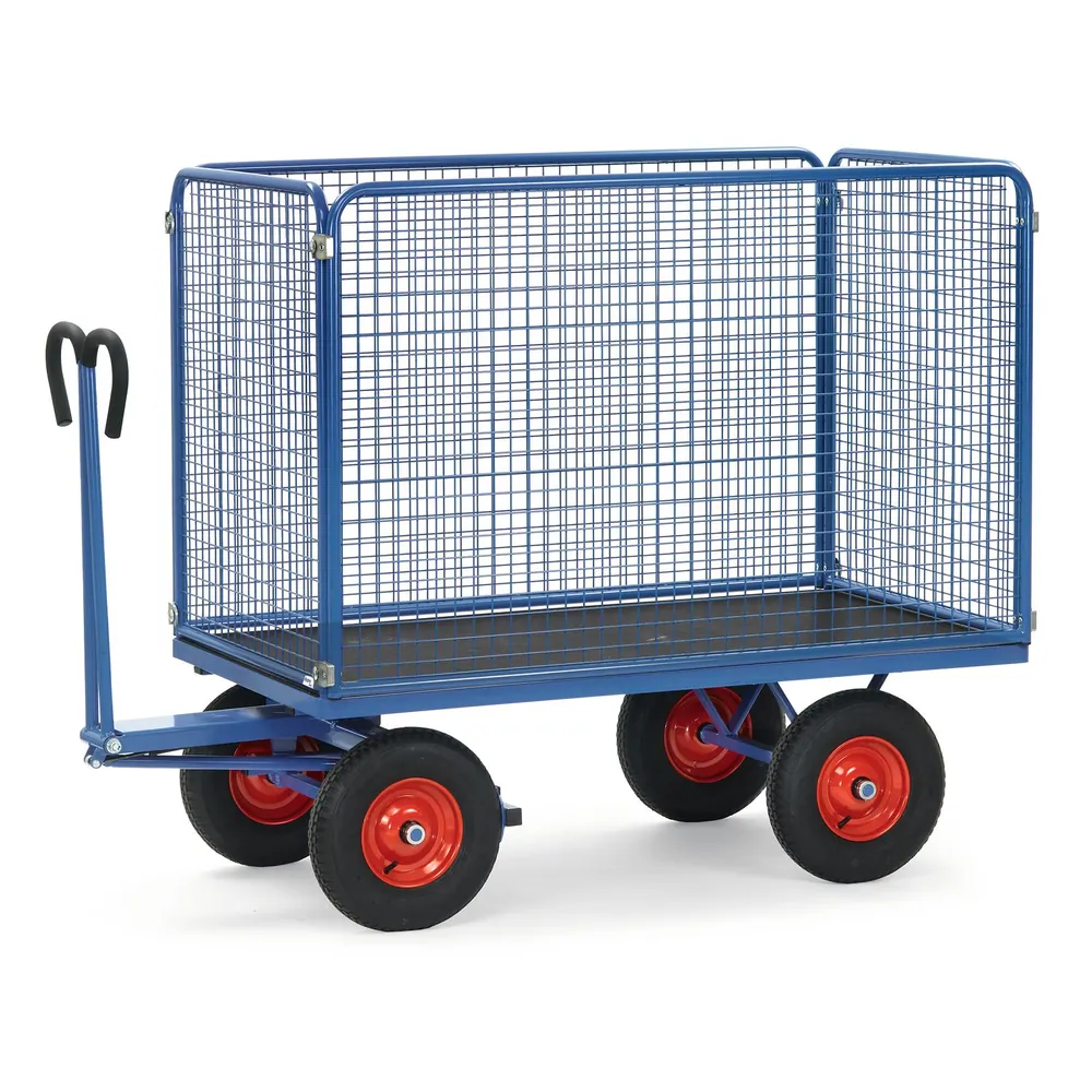 fetra® - Handpritschenwagen 6445V, Vollgummireifen, Tragkraft 1.000kg