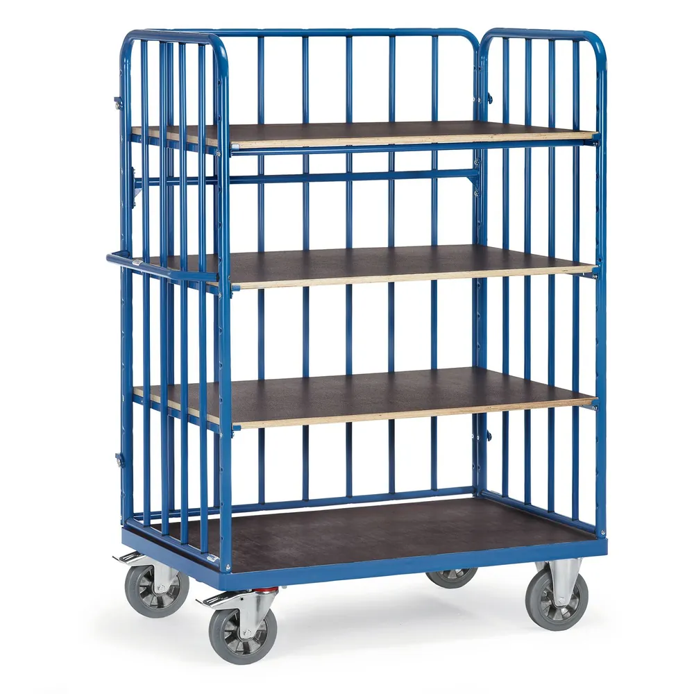 fetra® - Etagenwagen 18312-1, 4 Ebenen, Tragkraft 1.200kg
