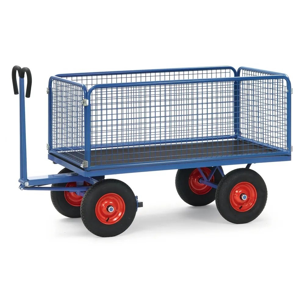 fetra® - Handpritschenwagen 6435V, Vollgummireifen, Tragkraft 1.000kg