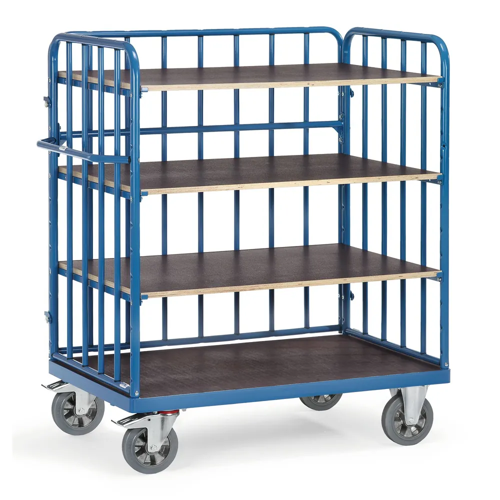 fetra® - Etagenwagen 18212-1, Vollgummireifen, Tragkraft 1.200kg