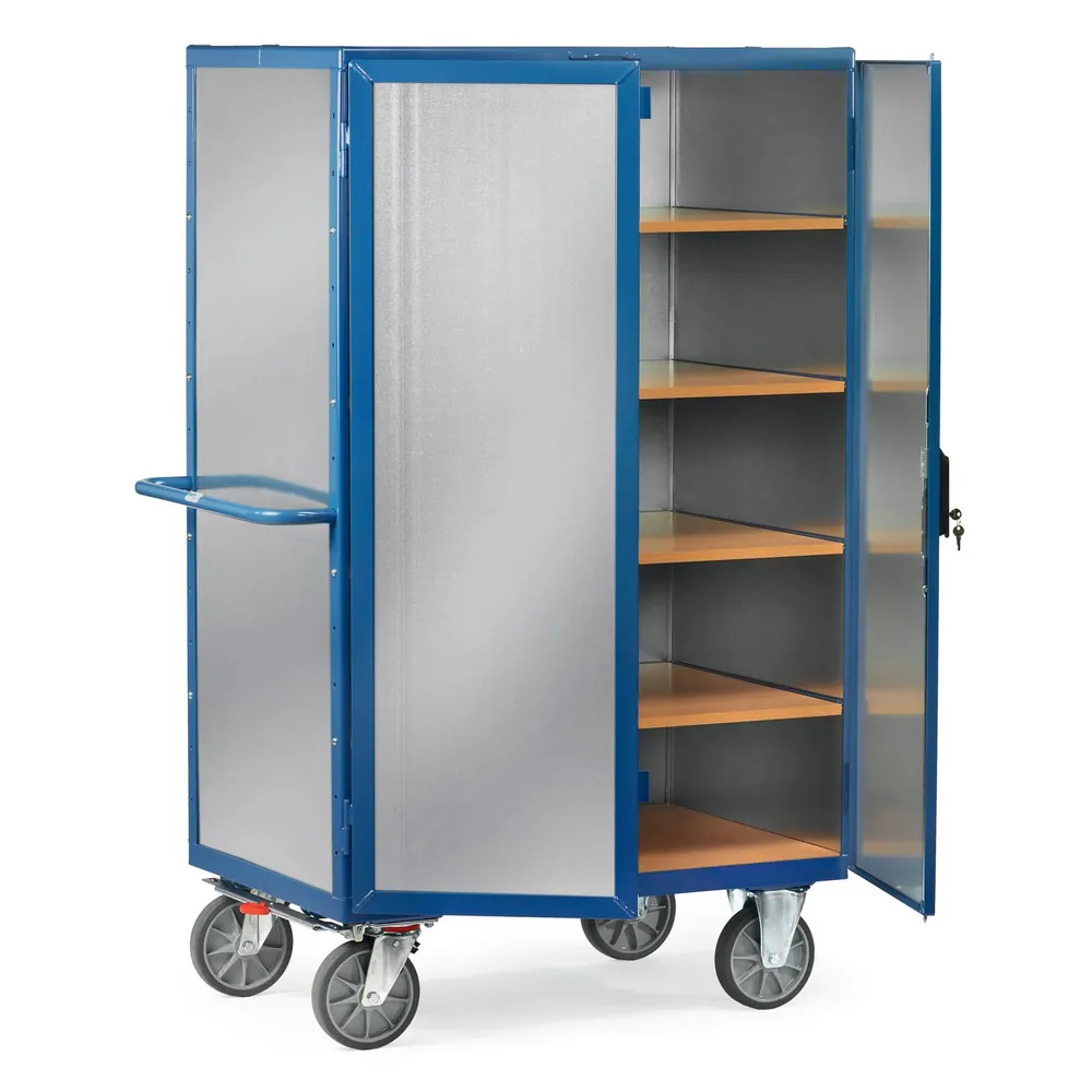 fetra® - Kastenwagen 5493, Stahlblechwände, TPE-Reifen, Tragkraft 750kg