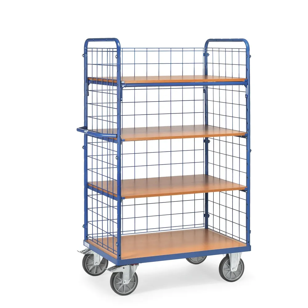 fetra® - Etagenwagen 8412-1, 4 Ebenen, Tragkraft 600kg