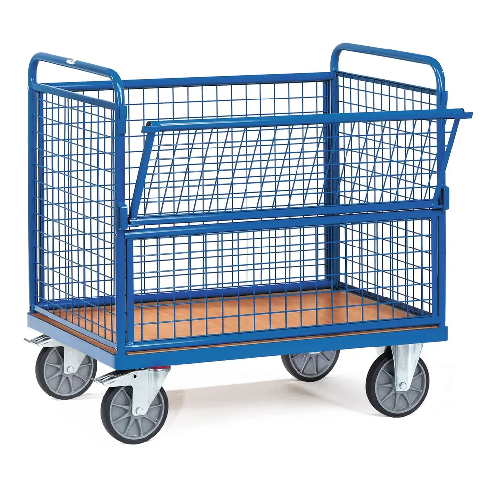 fetra® - Drahtkastenwagen 2773, TPE-Reifen, Tragkraft 600kg