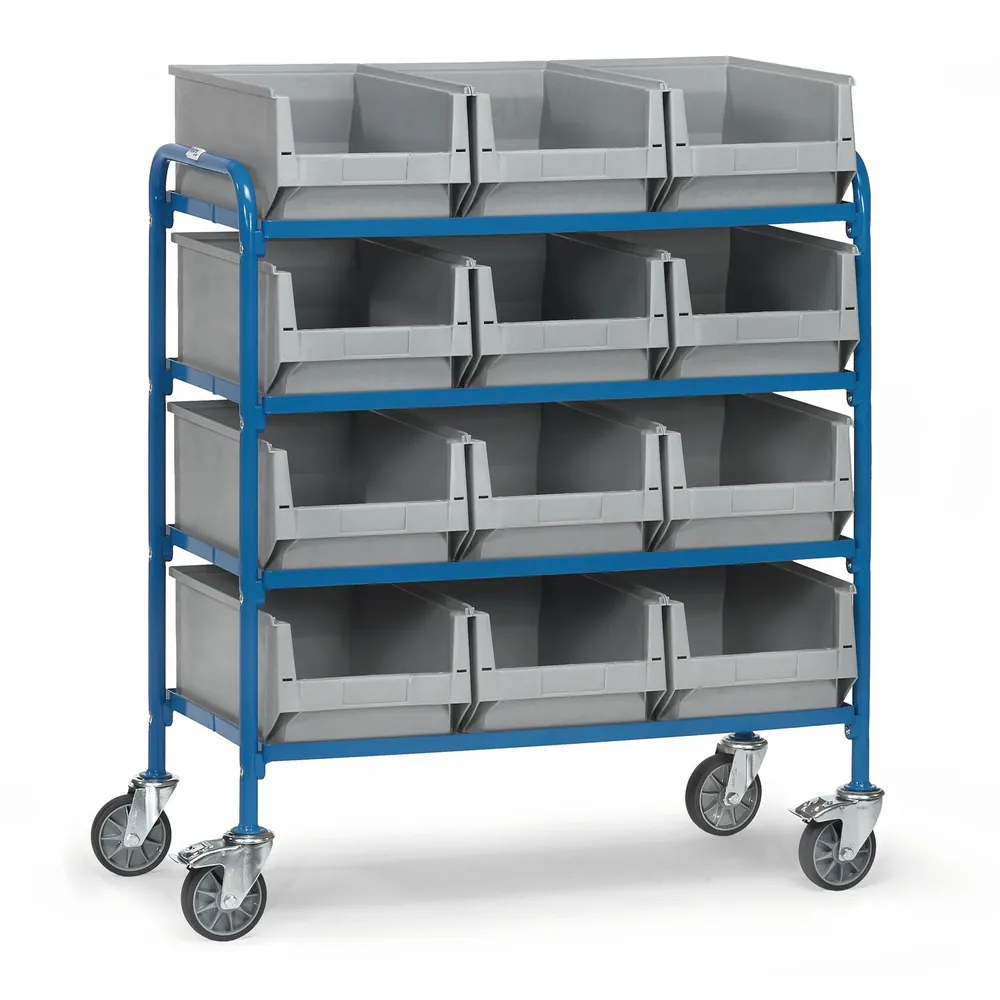 fetra® - Beistellwagen 32941 - mit Kästen, Tragkraft 250kg