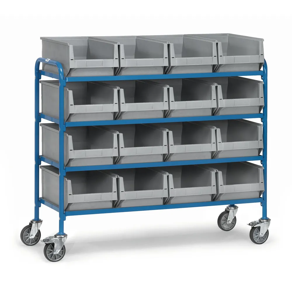 fetra® - Beistellwagen 32951 - mit Kästen, Tragkraft 250kg