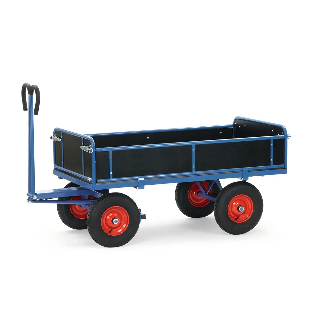 fetra® - Handpritschenwagen 6456V, Vollgummireifen, Tragkraft 1.250kg