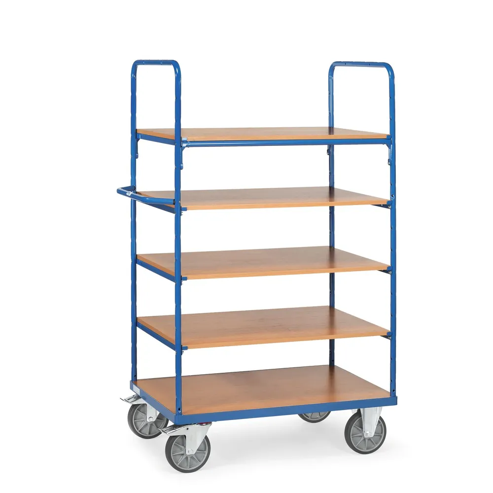 fetra® - Etagenwagen 8343, 5 Ebenen, Tragkraft 600kg