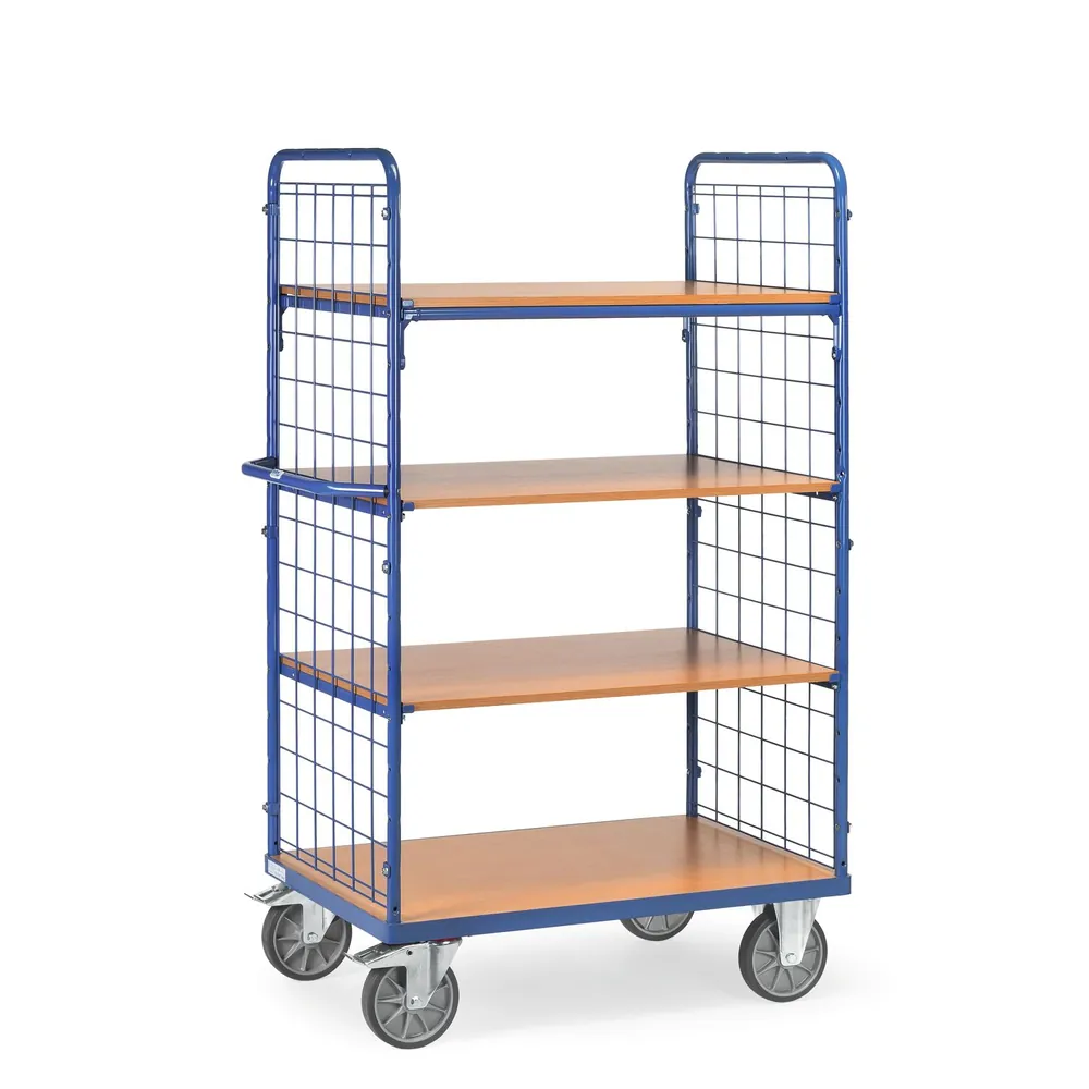 fetra® - Etagenwagen 8413, 4 Ebenen, Tragkraft 600kg