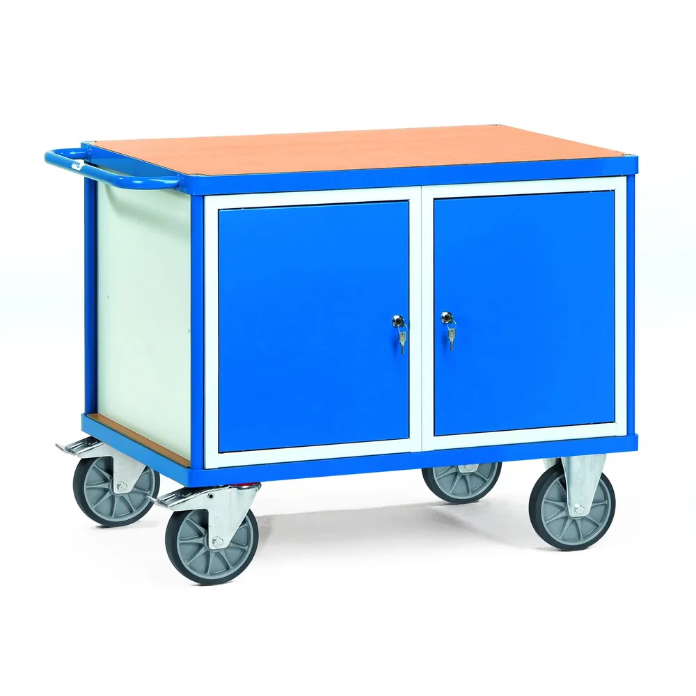 fetra® - Werkstattwagen 2475, 1 Ebene, Flügeltür, Tragkraft 600kg