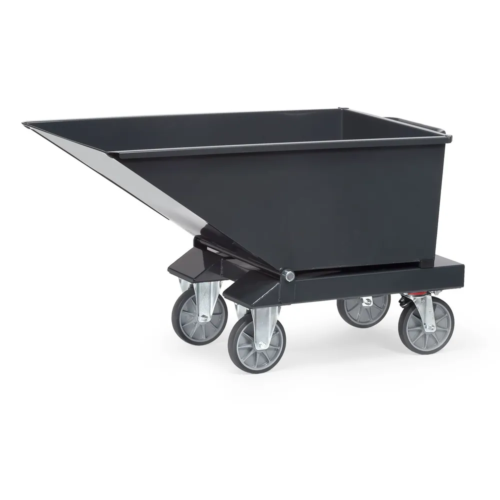 fetra® - Muldenkipper 4701, Anthrazitgrau, 250 Liter, Tragkraft 750kg