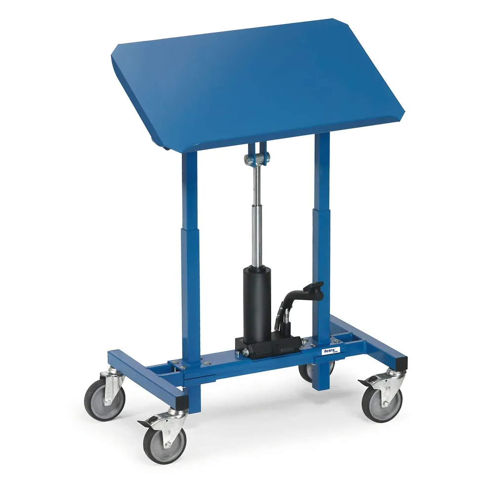 fetra® - Materialständer 3286, mit Hydraulikpumpe, Tragkraft 250kg