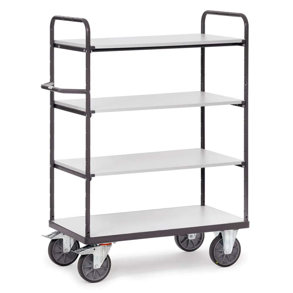 fetra® - ESD-Etagenwagen 9200, 4 Ebenen, Tragkraft 500kg