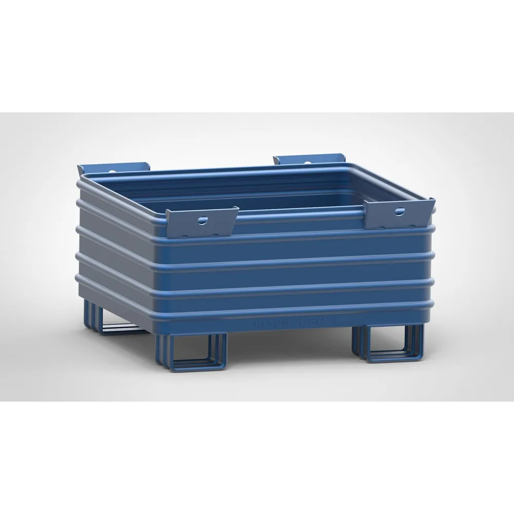 HESON® - Stapelbehälter grau 1200 x 1000 x 650mm