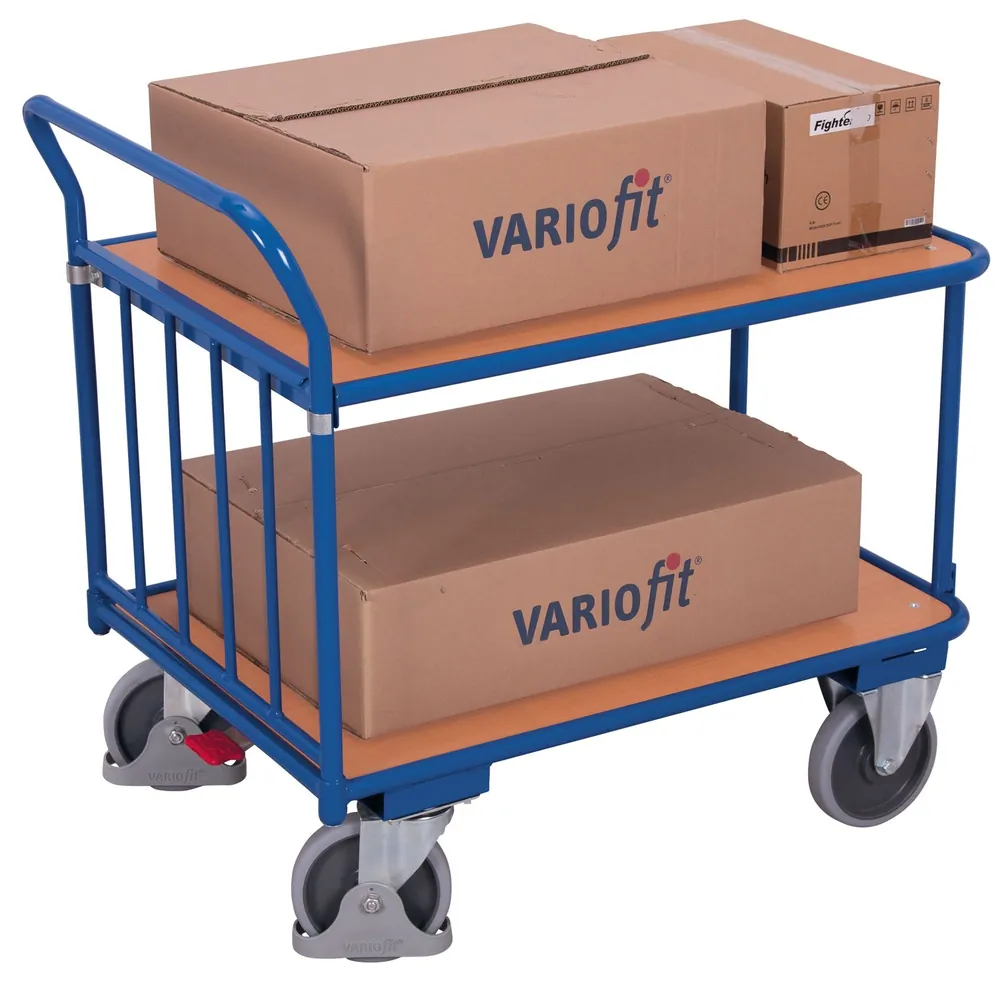 VARIOfit - Tischwagen 400kg 1200 x 700mm 2 Böden Hover Image