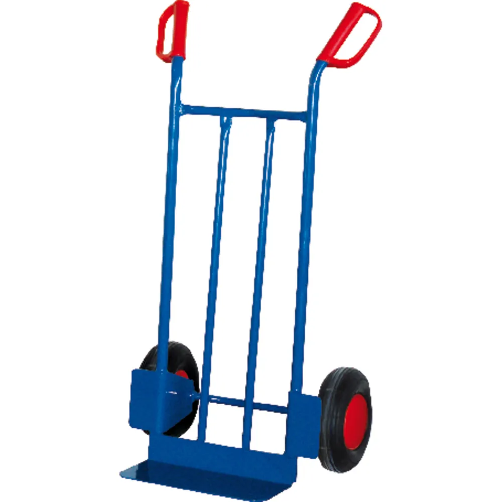 VARIOfit - Treppenkarre 200 kg fünfarmige Radsterne, Schaufel 300 x 250mm, Luftreifen Hover Image