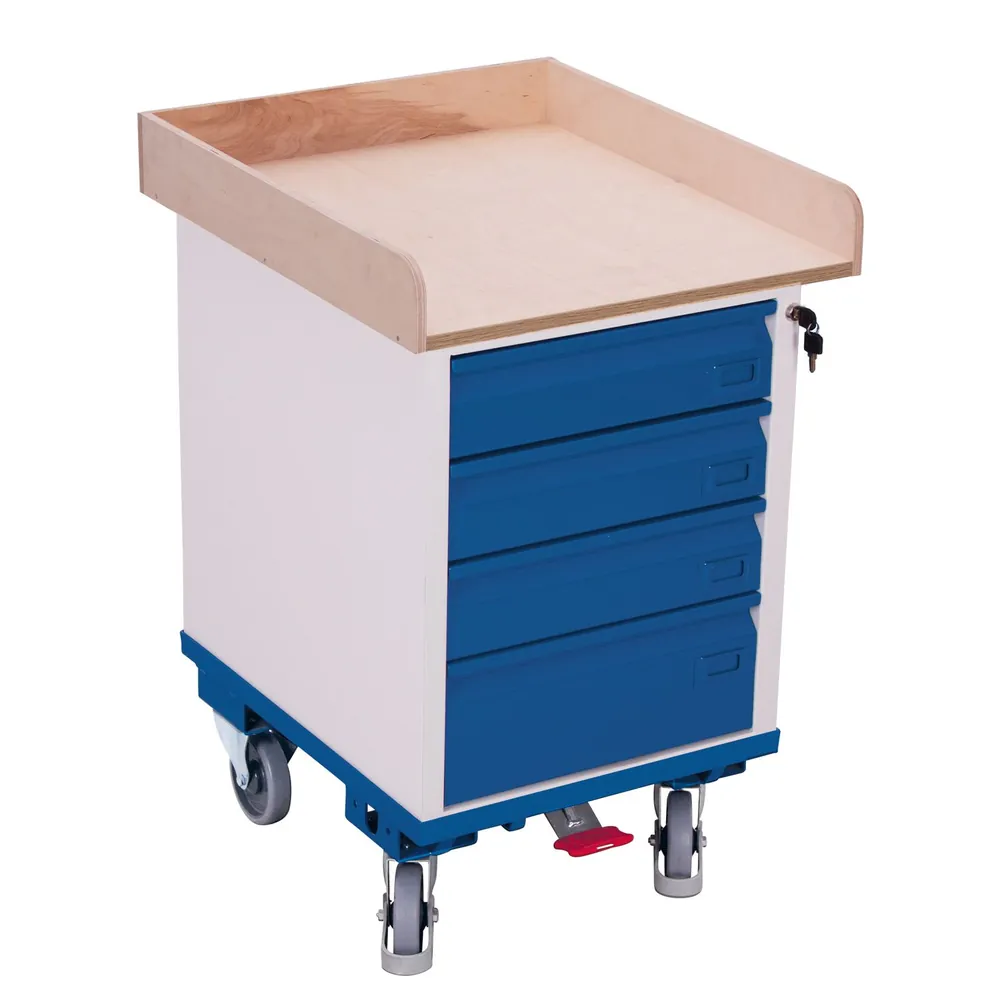 VARIOfit - Rollschrank 150 kg 575 x 660mm 4 Schubladen