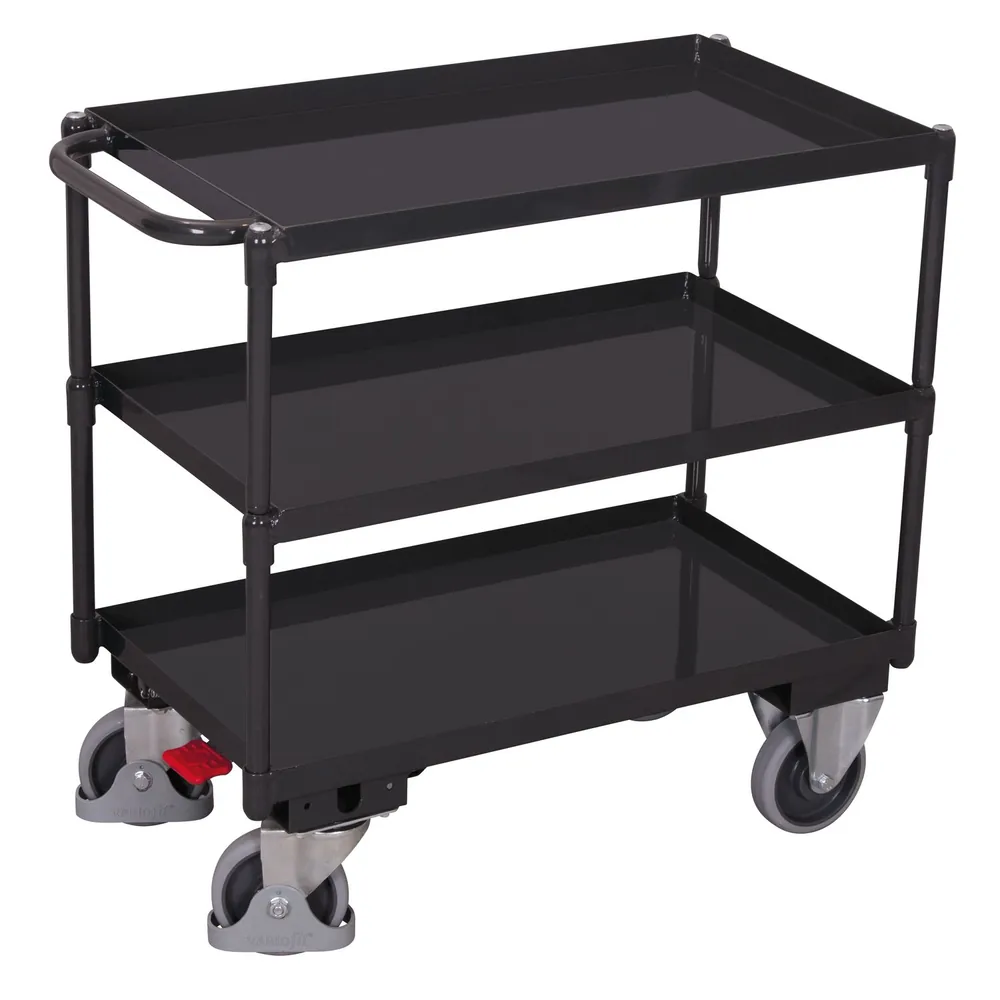 VARIOfit - Tischwagen mit 3 Ladeflächen sw-500.610/AG