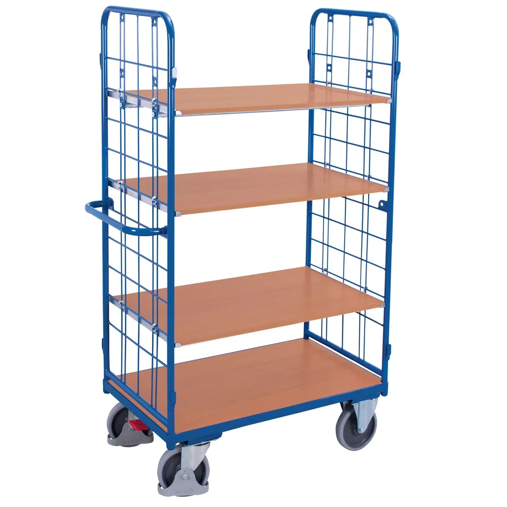 VARIOfit - Etagenwagen 500kg 2 Wand 1200 x 800mm 4 Böden