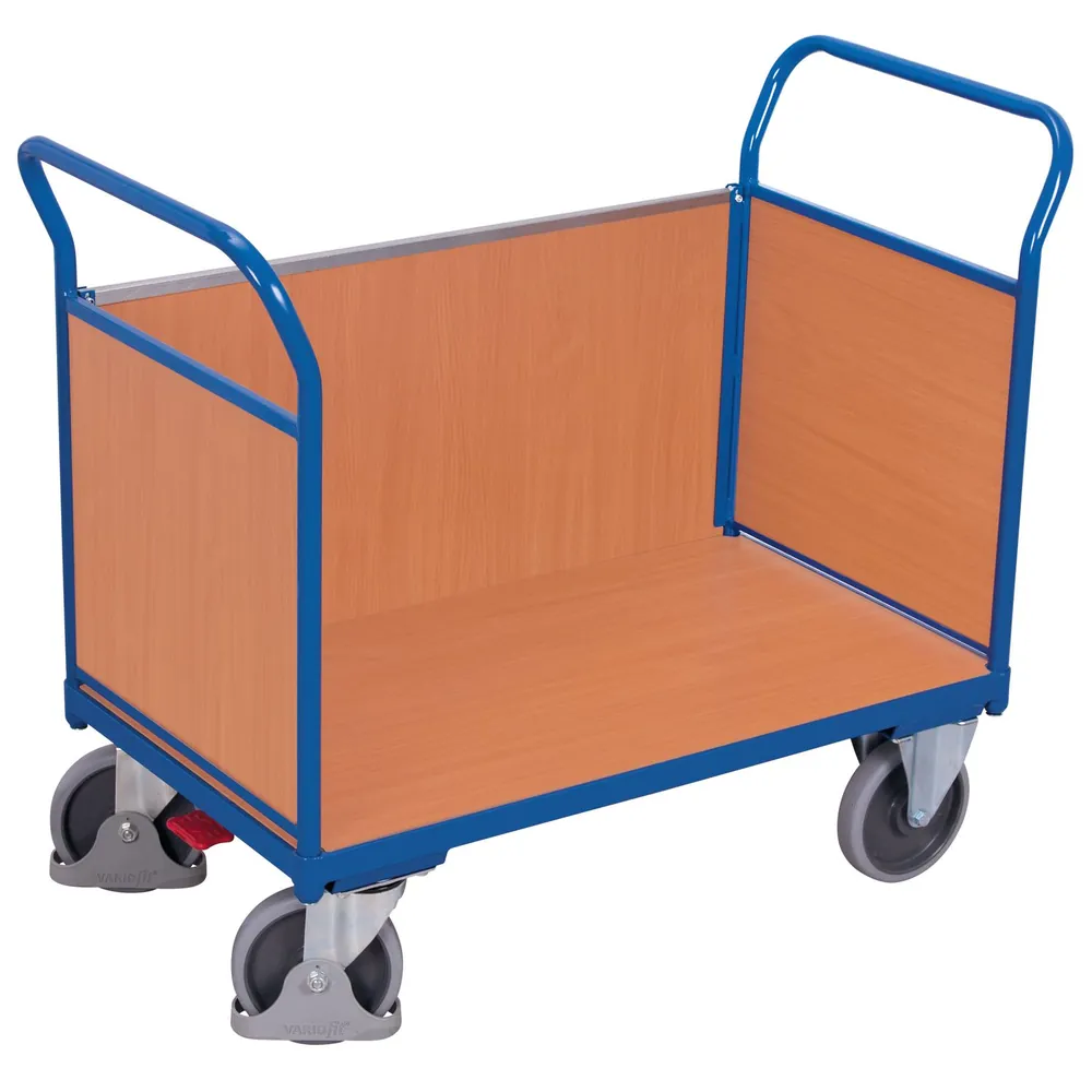 VARIOfit - Dreiwandwagen 500kg 1200 x 775mm Holz