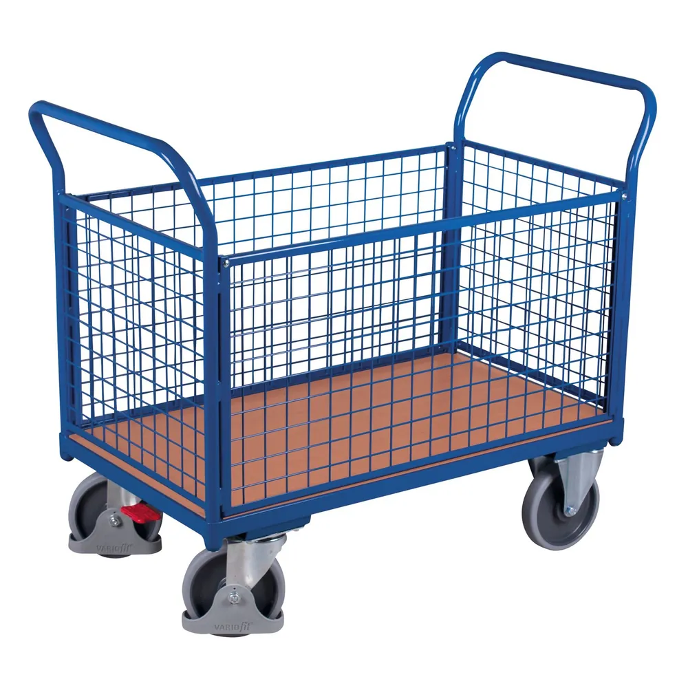 VARIOfit - Vierwandwagen 500kg mit Drahtwänden 1390 x 800 x 1015mm