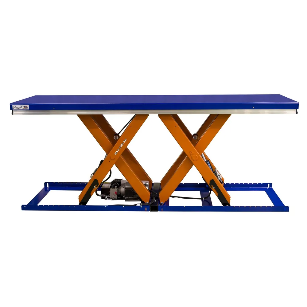 Edmolift - Horizontaler Doppelscheren-Hubtisch TLH 2000