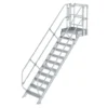 MUNK - Treppen-Modul Aluminium geriffelt 11 Stufen