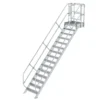 MUNK - Treppen-Modul Aluminium geriffelt 15 Stufen