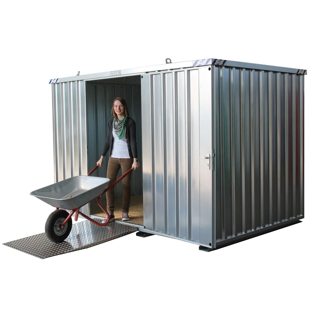 BOS - Materialcontainer 3 x 2 m 1-flügelige Tür 3m Seite