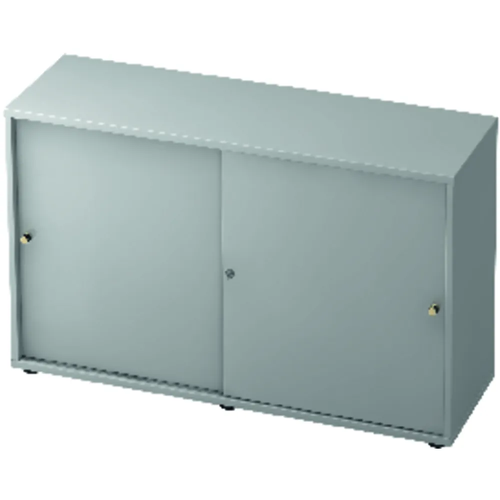 Hammerbacher - Schiebetürenschrank Weiß, 120x40x74,8mm