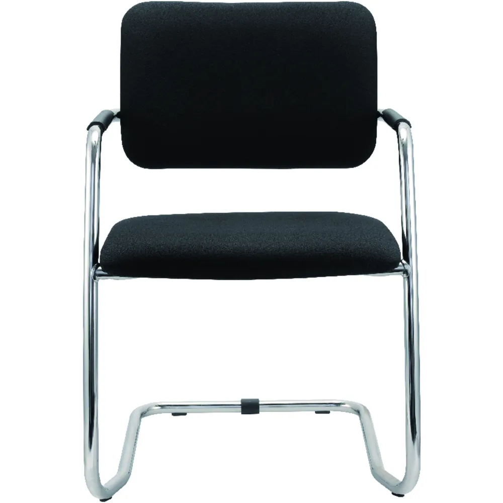 Hammerbacher - Besucherstuhl Freischwi. Schwarz 2er Set