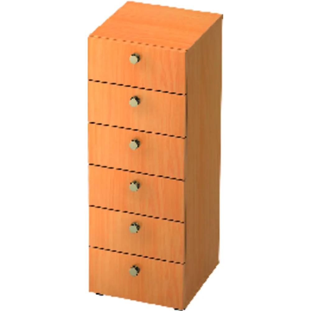 Hammerbacher - Schubladenschrank Profi, Buche, 3 OH, 80x42x110mm