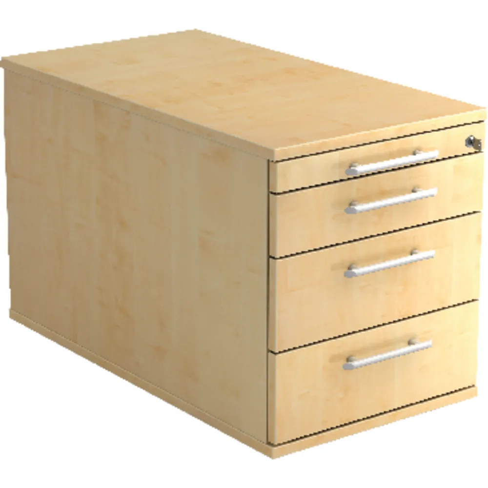 Hammerbacher - Rollcontainer TC30 42,8x80x51,2 cm Eiche