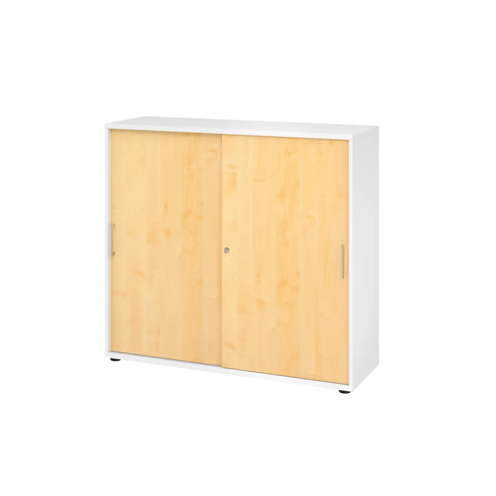 Hammerbacher - Schiebetürenschrank 3 Ordnerhöhen V1753S/W/3/BS