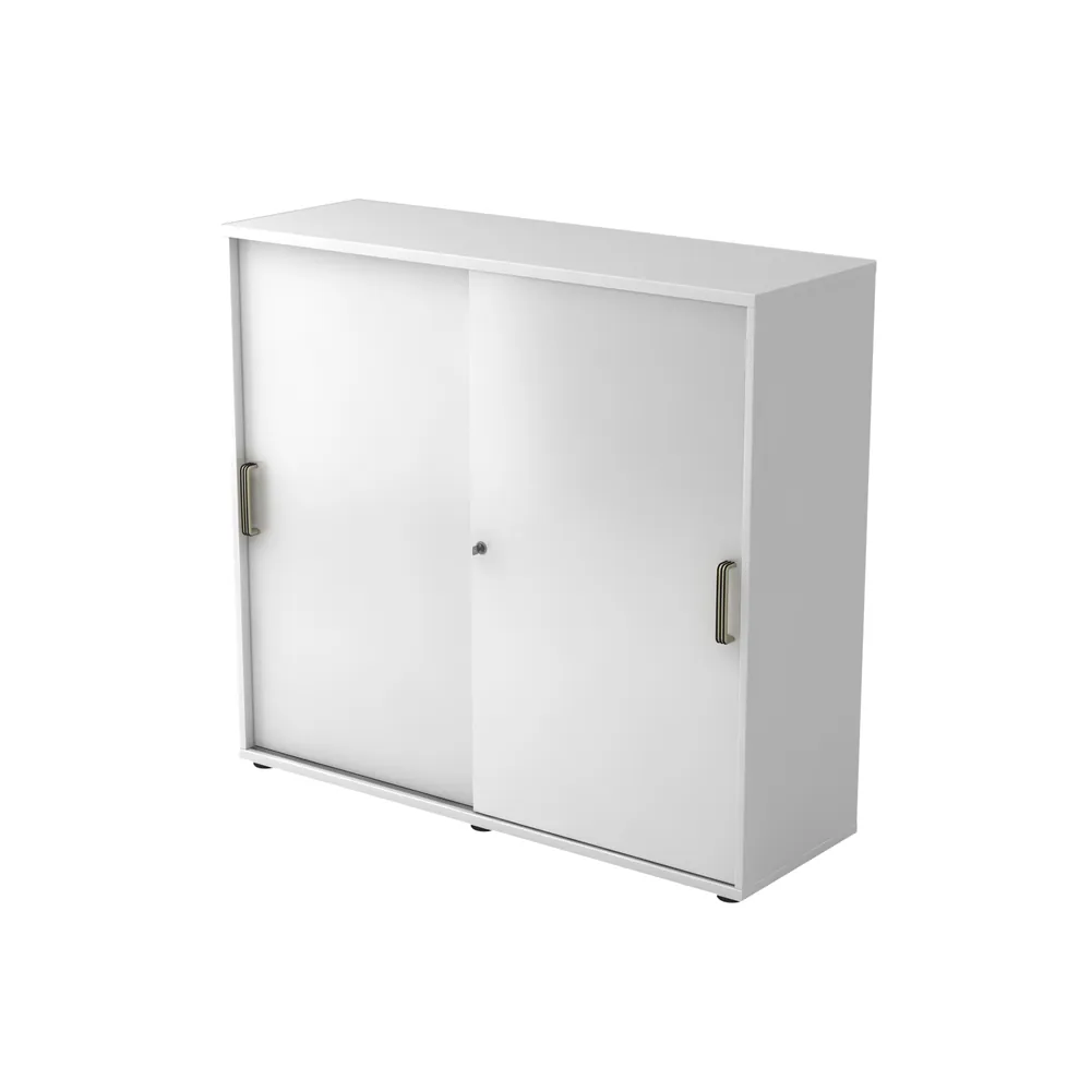 Hammerbacher - Schiebetürenschrank 120x40x1100cm Weiß