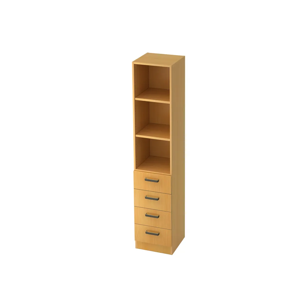 Hammerbacher - Kombiregalschrank 2 FB Buche B 40cm 6er