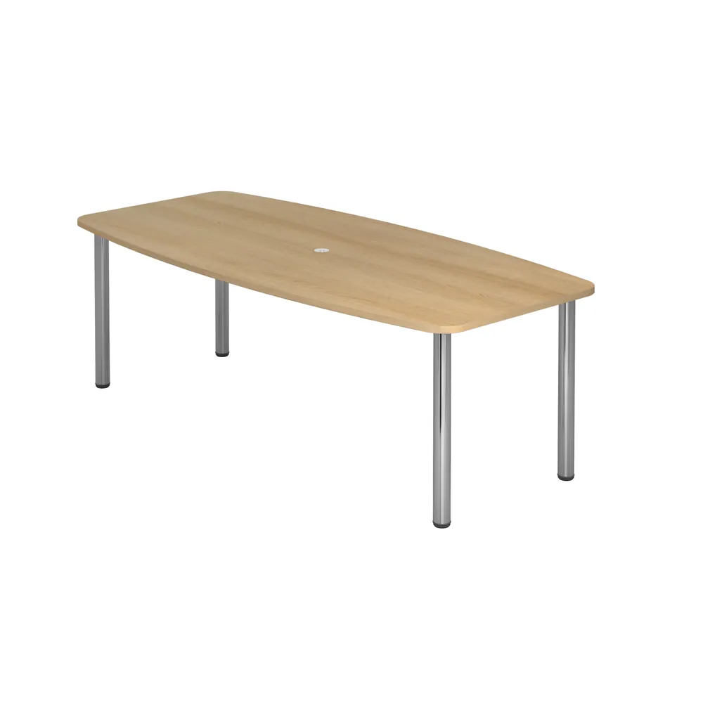 Hammerbacher - Konferenztisch 220 x 103 cm, Dekor Eiche