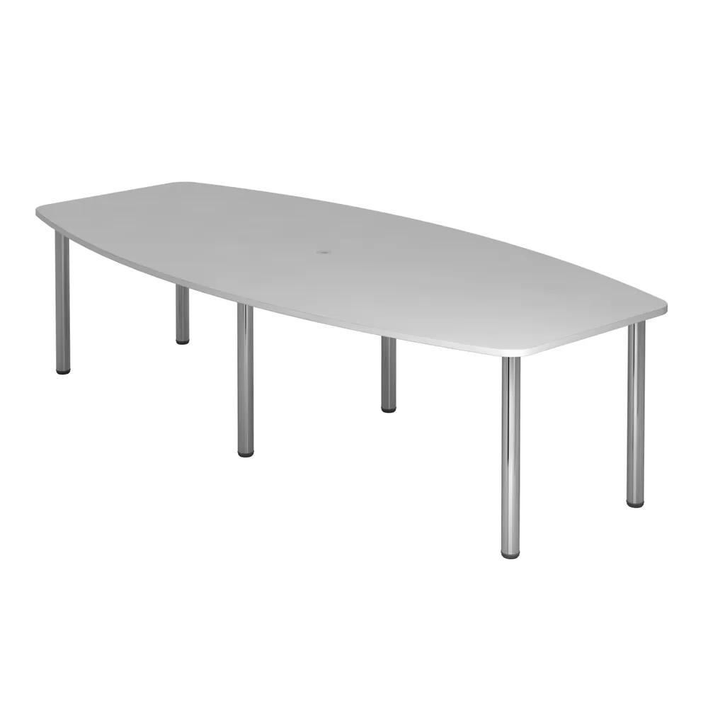 Hammerbacher - Konferenztisch 280 x 130 cm, Dekor Grau