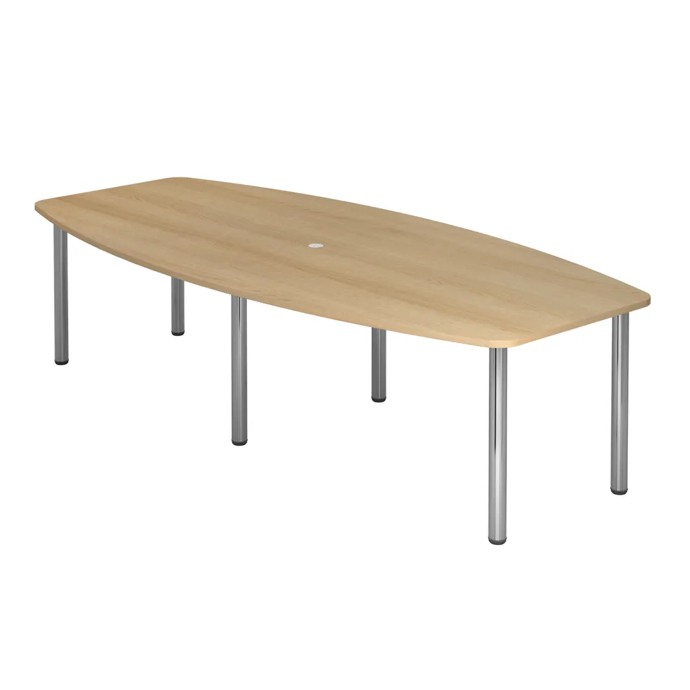 Hammerbacher - Konferenztisch 280 x 130 cm, Dekor Eiche
