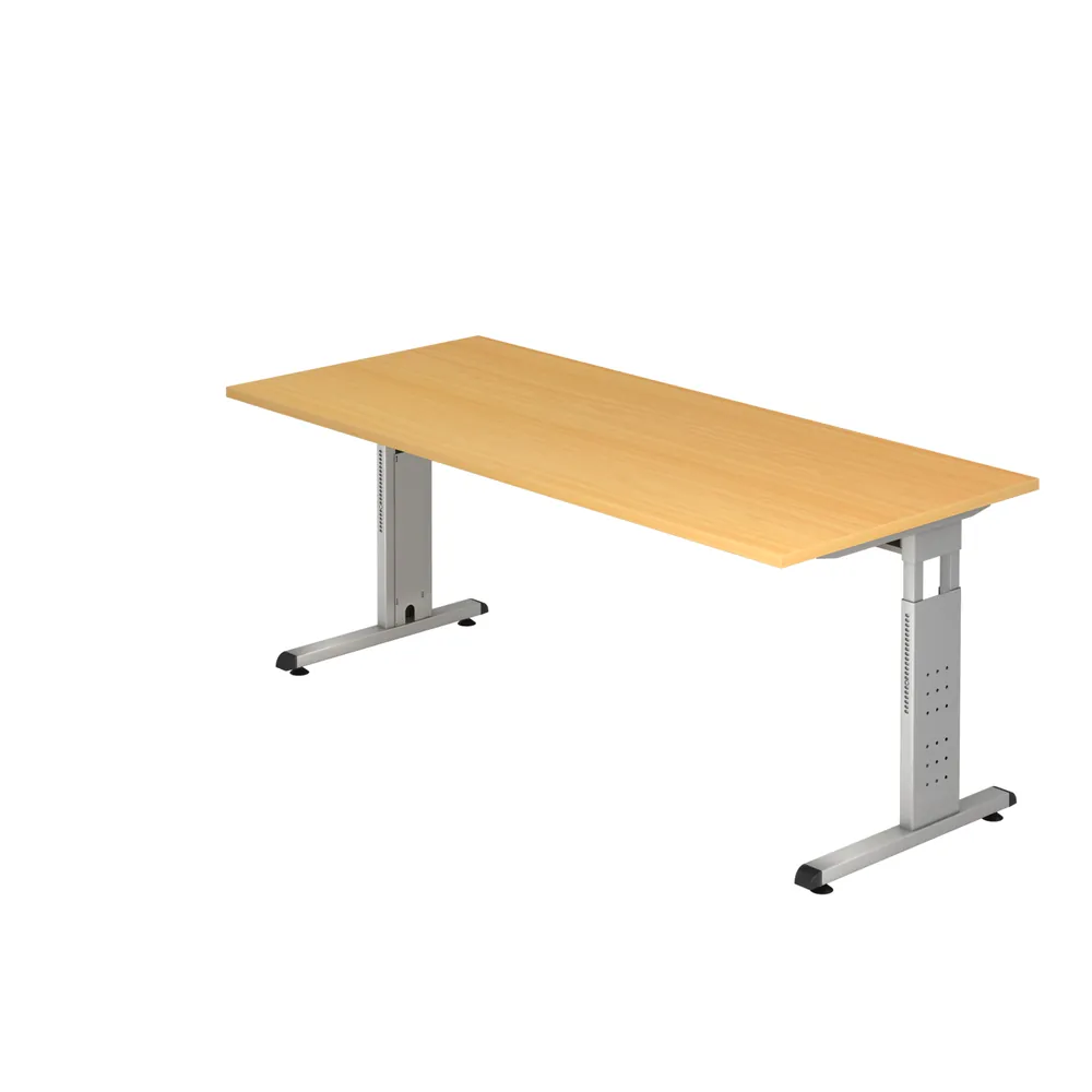 Hammerbacher - Schreibtisch Buche 180x80x72 cm O-Serie